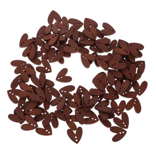 BESTonZON 100stücke Holzherzen Mit Zwei Löchern Dekorative Knöpfe Zum Basteln Herzförmige Knöpfe Für Diy-kleidungszubehör Holzknöpfe Mit Liebesmotiv Für Scrapbooking Und BESTonZON 100stücke Holzherzen Mit Zwei Löchern Dekorative Knöpfe Zum Basteln Herzförmige Knöpfe Für Diy-kleidungszubehör Holzknöpfe Mit Liebesmotiv Für Scrapbooking Und von BESTonZON