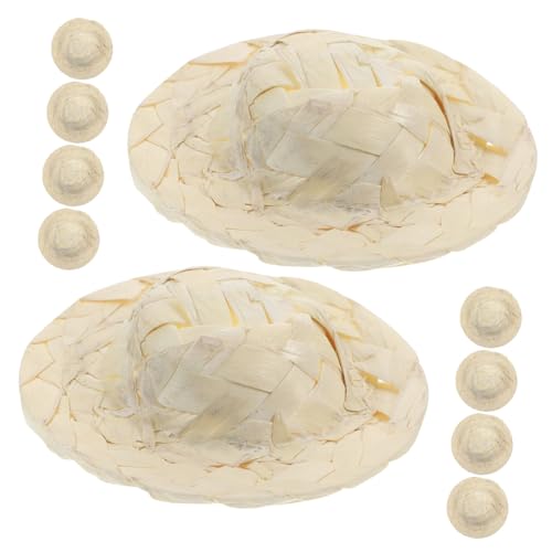 BESTonZON 10St Puppenmütze kleine Puppenhüte Zubehör für die Puppenherstellung Zubehör für Babypuppen Strohhut zum Basteln kleine Bastelhüte Kleiner Hut Kleiner Strohhut exquisites Hutdekor BESTonZON 10St Puppenmütze kleine Puppenhüte Zubehör für die Puppenherstellung Zubehör für Babypuppen Strohhut zum Basteln kleine Bastelhüte Kleiner Hut Kleiner Strohhut exquisites Hutdekor von BESTonZON