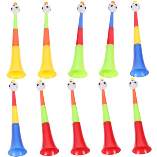 BESTonZON 10St Teleskopisches Fußballhorn Sport Hörner Krachmacher klimpern kindertrompete trompete Fußballtröte Stadiontröte Partyhupe teleskopierbar stadion horn Plastik BESTonZON 10St Teleskopisches Fußballhorn Sport Hörner Krachmacher klimpern kindertrompete trompete Fußballtröte Stadiontröte Partyhupe teleskopierbar stadion horn Plastik von BESTonZON
