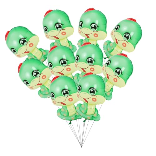 BESTonZON 10Stücke Schlangen Luftballons für Silvester Tierkreiszeichen Dekoration Folienballons für Geburtstagsfeiern Babypartys und Abschlussfeiern Langlebig und Einfach BESTonZON 10Stücke Schlangen Luftballons für Silvester Tierkreiszeichen Dekoration Folienballons für Geburtstagsfeiern Babypartys und Abschlussfeiern Langlebig und Einfach von BESTonZON