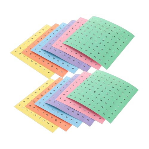 BESTonZON 12 Blätter Handbuch-Aufkleber Buchstaben Sticker Scrapbook Sticker Schutzhülle für Visitenkarten süßes Sammelalbum Scrapbooking-Nummernaufkleber Selbstklebende Nummernschilder BESTonZON 12 Blätter Handbuch-Aufkleber Buchstaben Sticker Scrapbook Sticker Schutzhülle für Visitenkarten süßes Sammelalbum Scrapbooking-Nummernaufkleber Selbstklebende Nummernschilder von BESTonZON