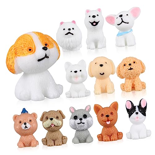 BESTonZON 12 STK Cartoon-welpen-Ornamente Geburtstag des Hundes Hundespielzeug Für Kuchendekorationen Für Hunde Spielzeughund Minifiguren Für Hund Geburtstagstorte Harz BESTonZON 12 STK Cartoon-welpen-Ornamente Geburtstag des Hundes Hundespielzeug Für Kuchendekorationen Für Hunde Spielzeughund Minifiguren Für Hund Geburtstagstorte Harz von BESTonZON