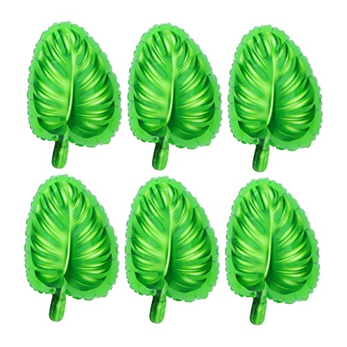 BESTonZON 12 Stück Luftballons aus Aluminiumfolie Ballonpumpe wasserballon Folienballons mit Blättern wand polsterung hawaii party dekoration Hawaii-Ballons Monstera-Ballons Green BESTonZON 12 Stück Luftballons aus Aluminiumfolie Ballonpumpe wasserballon Folienballons mit Blättern wand polsterung hawaii party dekoration Hawaii-Ballons Monstera-Ballons Green von BESTonZON