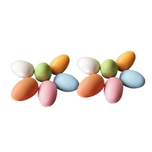 BESTonZON 12 Stück Ostereier acrylharz hühner dekoracje wielkanocne Farbige Eier künstliches Druckei Eierbecher osterei selber machen Graffiti-Eier selber machen Plastik BESTonZON 12 Stück Ostereier acrylharz hühner dekoracje wielkanocne Farbige Eier künstliches Druckei Eierbecher osterei selber machen Graffiti-Eier selber machen Plastik von BESTonZON