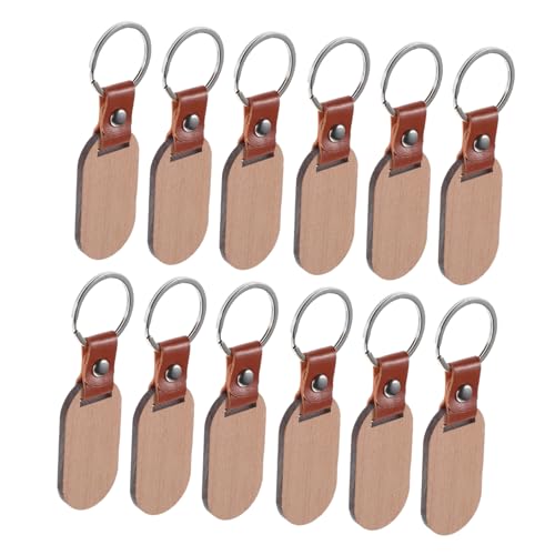 BESTonZON 12 Stück Schlüsselanhänger-rohlinge Aus Holz: Diy-basteln Von Unbehandelten Erkennungsmarken Aus Holz – Blanko-haustiermarken Für Hunde Und Katzen – Leichtgewichtig Gravieren BESTonZON 12 Stück Schlüsselanhänger-rohlinge Aus Holz: Diy-basteln Von Unbehandelten Erkennungsmarken Aus Holz – Blanko-haustiermarken Für Hunde Und Katzen – Leichtgewichtig Gravieren von BESTonZON
