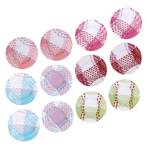 BESTonZON 12 Stück Teiliges Mini Papierstrohhüte Bunte Gestreifte DIY Puppenhut Dekorationen Langlebige Bastelaccessoires für Puppenhaus Foto Requisiten und Kreative Handwerksprojekte BESTonZON 12 Stück Teiliges Mini Papierstrohhüte Bunte Gestreifte DIY Puppenhut Dekorationen Langlebige Bastelaccessoires für Puppenhaus Foto Requisiten und Kreative Handwerksprojekte von BESTonZON