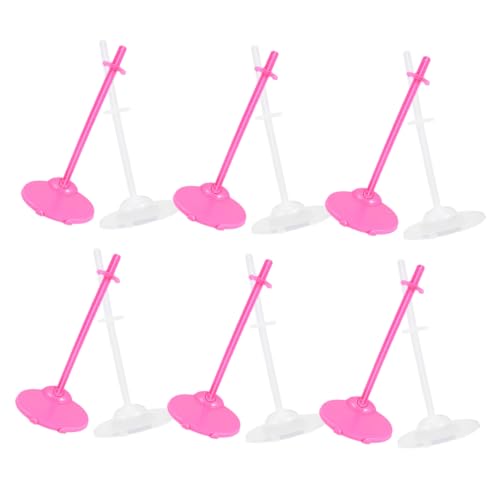 BESTonZON 12 Stück Teiliges Puppenständer Transparent und Rosa Stabile Doll Support Halter für Figuren Verstellbare Display Ständer für Puppen Modell und Actionfiguren und Langlebig BESTonZON 12 Stück Teiliges Puppenständer Transparent und Rosa Stabile Doll Support Halter für Figuren Verstellbare Display Ständer für Puppen Modell und Actionfiguren und Langlebig von BESTonZON