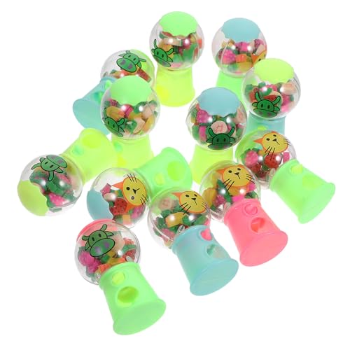 BESTonZON 12 Stück Teiliges Radiergummi Spender in Bunter Cartoon Form Leicht und Tragbar Kreatives für Schüler und Party Mitgebsel für Jungen und Mädchen BESTonZON 12 Stück Teiliges Radiergummi Spender in Bunter Cartoon Form Leicht und Tragbar Kreatives für Schüler und Party Mitgebsel für Jungen und Mädchen von BESTonZON