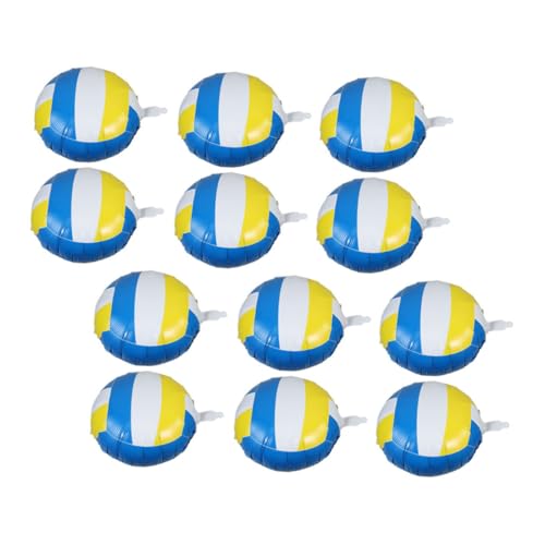 BESTonZON 12 Stück Teiliges Volleyball Folienballon Realistisch Gestaltete Sportparty dekoration für Volleyball mottopartys und Kindergeburtstag Langlebige Aluminiumfolie Vielseitig als von BESTonZON