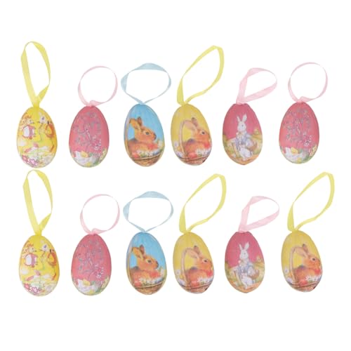 BESTonZON 12St Ostereier Halter für gekochte Eier osterdeko ideen Osterspielzeug Eierbecher easter eggs eierfarben ostern easter egg decoration Partydekorationen dekoratives Osterei Schaum von BESTonZON