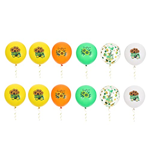 BESTonZON 12St Sonnenblumenballon Luftballons zum Vatertag silberne Luftballons pastellfarbene Luftballons party sachen party decoration Dekoballons aus Latex Party-Ballon- Emulsion BESTonZON 12St Sonnenblumenballon Luftballons zum Vatertag silberne Luftballons pastellfarbene Luftballons party sachen party decoration Dekoballons aus Latex Party-Ballon- Emulsion von BESTonZON