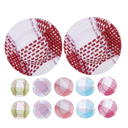 BESTonZON 12St bunt gestreifter Hut Mini-Craft-Hut Puppenstrohhüte Mini-Zylinder Hasenmütze DIY Puppenhut Basteln Miniaturhut Dekoration Hut Foto Requisiten Mini-Hüte für Puppenhäuser Papier BESTonZON 12St bunt gestreifter Hut Mini-Craft-Hut Puppenstrohhüte Mini-Zylinder Hasenmütze DIY Puppenhut Basteln Miniaturhut Dekoration Hut Foto Requisiten Mini-Hüte für Puppenhäuser Papier von BESTonZON