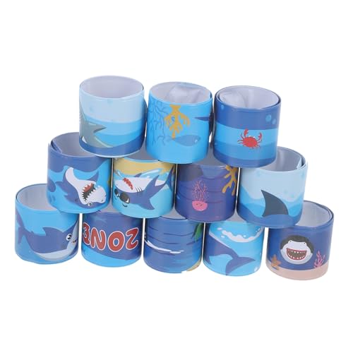 BESTonZON 12Stücke Slap Armbänder für Partygeschenk Vielseitig Einsetzbar Dekoration für Wasserflaschen und Einfach zu Verwenden für Altersgruppen BESTonZON 12Stücke Slap Armbänder für Partygeschenk Vielseitig Einsetzbar Dekoration für Wasserflaschen und Einfach zu Verwenden für Altersgruppen von BESTonZON