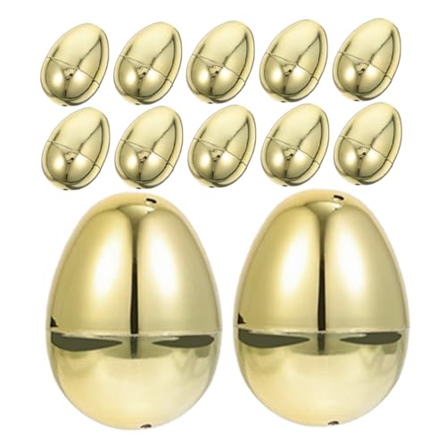 BESTonZON 12st Ostern Goldene Eier Befüllbares Ei Eierschalenei Ostereier Aus Plastik Ostereier Aus Kunststoff Befüllbar Große Plastikeier Großes Plastikei Plastikeier Befüllbar Pp BESTonZON 12st Ostern Goldene Eier Befüllbares Ei Eierschalenei Ostereier Aus Plastik Ostereier Aus Kunststoff Befüllbar Große Plastikeier Großes Plastikei Plastikeier Befüllbar Pp von BESTonZON