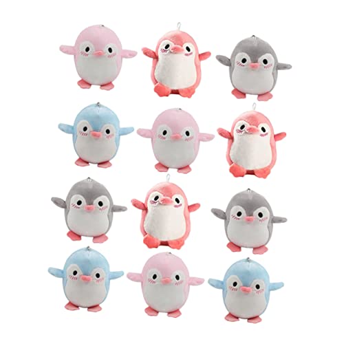 BESTonZON Schöner Plüsch-Pinguin-schlüsselanhänger Flauschiges Stofftier Kawaii-schlüsselanhänger Für Auto Heimdekoration BESTonZON Schöner Plüsch-Pinguin-schlüsselanhänger Flauschiges Stofftier Kawaii-schlüsselanhänger Für Auto Heimdekoration von BESTonZON