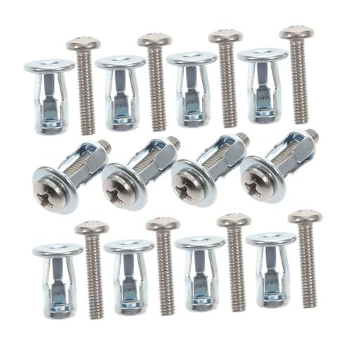 BESTonZON 15 Stück Teiliges Set Extra Kurze Blütenblatt Hohlraumanker aus Carbonstahl Robuste Metall Expansionsbolzen für Hohlwände Halt durch Beidseitige Spreizung Vielseitig Einsetzbar von BESTonZON