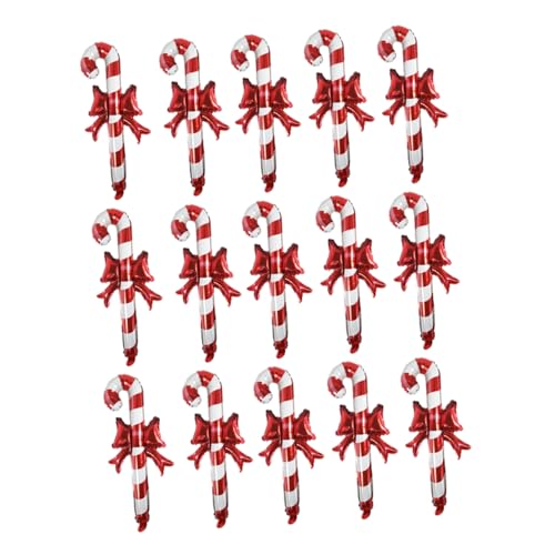 BESTonZON 15st Aufblasbare Krücken Weihnachtsballons Girlande Rosa Ballonbogen-kit Frohe Weihnachten Ballon Große Zuckerstangenballons Süßigkeiten-ballon Lutscher-ballon Rot Aluminiumfolie BESTonZON 15st Aufblasbare Krücken Weihnachtsballons Girlande Rosa Ballonbogen-kit Frohe Weihnachten Ballon Große Zuckerstangenballons Süßigkeiten-ballon Lutscher-ballon Rot Aluminiumfolie von BESTonZON