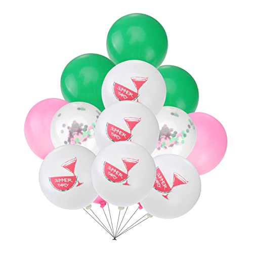 BESTonZON 15st Latexballons Funkelnd Fiesta Tropische Ballons Partyzubehör Sommerballons Green BESTonZON 15st Latexballons Funkelnd Fiesta Tropische Ballons Partyzubehör Sommerballons Green von BESTonZON