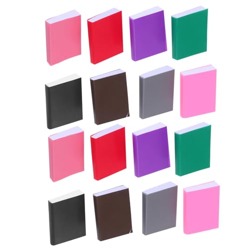 BESTonZON 16 Stück Maßstab Blanko Mini Bücher in Schwarz und Violett Leichte DIY Dekoration für Bjd Fotografie und Detailreiche Szenengestaltung BESTonZON 16 Stück Maßstab Blanko Mini Bücher in Schwarz und Violett Leichte DIY Dekoration für Bjd Fotografie und Detailreiche Szenengestaltung von BESTonZON