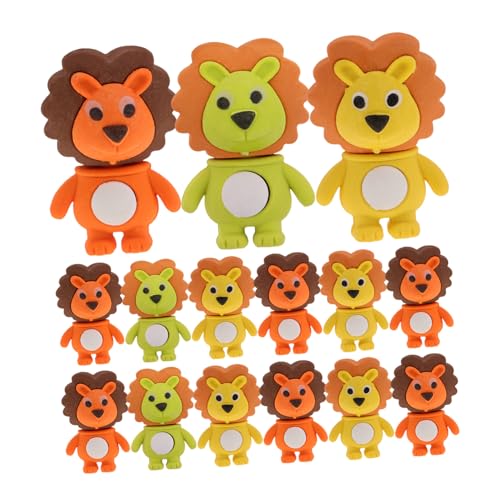 BESTonZON 18 Stück Teiliges Tier radiergummi Bunte Kleine Tierfiguren Schulbedarf Kreative Radierer für Schüler Geschenk Schreibwaren BESTonZON 18 Stück Teiliges Tier radiergummi Bunte Kleine Tierfiguren Schulbedarf Kreative Radierer für Schüler Geschenk Schreibwaren von BESTonZON
