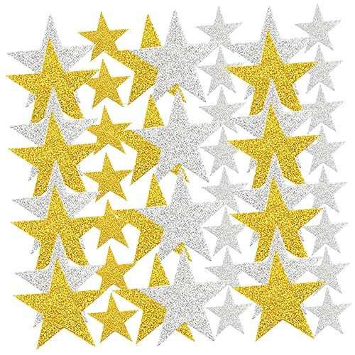 BESTonZON 180 Stück Sternaufkleber Scrapbooking Aufkleber Sterne Glitzer Gold Retro Weihnachtsdeko Weihnachtsschmuck Büro DIY Sticker Pride Dekorationen Sterngirlande Kinderaufkleber Eva BESTonZON 180 Stück Sternaufkleber Scrapbooking Aufkleber Sterne Glitzer Gold Retro Weihnachtsdeko Weihnachtsschmuck Büro DIY Sticker Pride Dekorationen Sterngirlande Kinderaufkleber Eva von BESTonZON