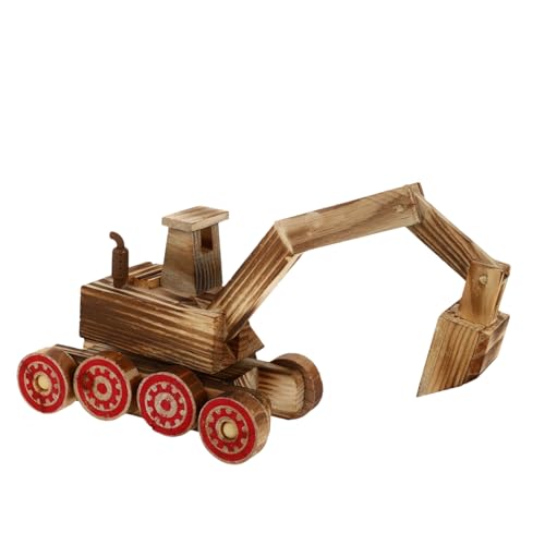 BESTonZON 1pc Bagger Modell Holz Handwerk Büro Schlafzimmer Hause Dekoration BESTonZON 1pc Bagger Modell Holz Handwerk Büro Schlafzimmer Hause Dekoration von BESTonZON