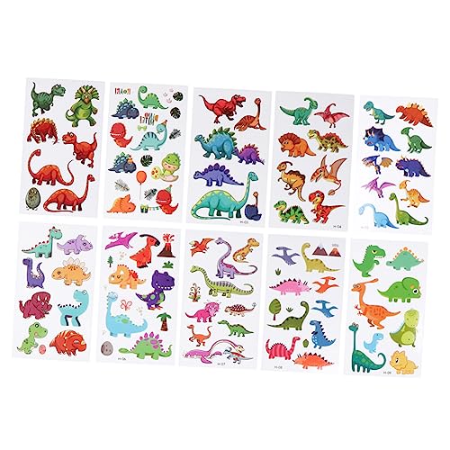 BESTonZON 1satz wasserdichte Dinosaurier Sticker Lustige Wandaufkleber Für Kinderzimmer Party Dekoration Und Kreative Wandgestaltung Und Abnehmbar von BESTonZON