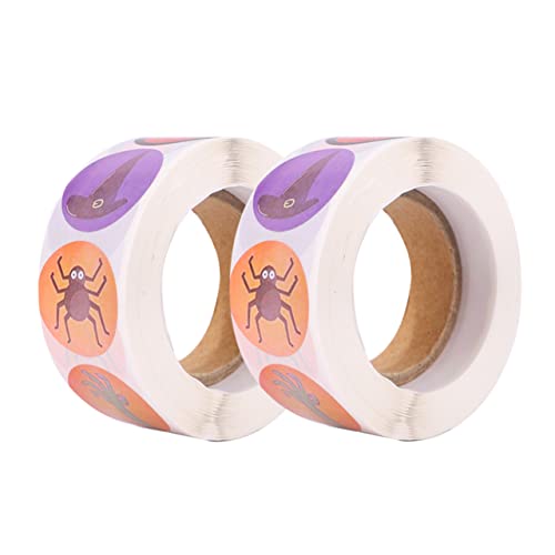 BESTonZON 2 Rollen 1 Aufkleber kleben Halloween basteln Halloween Aufkleber Present Stickers dekoaufkleber Sticker Geschenkaufkleber runder Siegelaufkleber Aufkleber Siegel Weiß BESTonZON 2 Rollen 1 Aufkleber kleben Halloween basteln Halloween Aufkleber Present Stickers dekoaufkleber Sticker Geschenkaufkleber runder Siegelaufkleber Aufkleber Siegel Weiß von BESTonZON