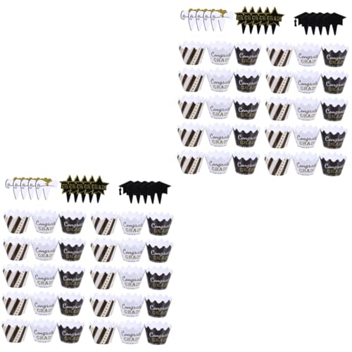 BESTonZON 2 Sätze Abschlusstorte Umgeben Kuchen Picks Felgen Essbar Neon Abschlussfeier Kuchendekoration Abschlussfeier Cupcake Dekoration Abschluss-kuchenaufsatz Dessert-topper 24 Stück * 2 BESTonZON 2 Sätze Abschlusstorte Umgeben Kuchen Picks Felgen Essbar Neon Abschlussfeier Kuchendekoration Abschlussfeier Cupcake Dekoration Abschluss-kuchenaufsatz Dessert-topper 24 Stück * 2 von BESTonZON