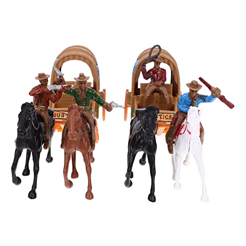 BESTonZON 2 Sätze Cowboy-Modell-Spielzeug Cowboy-Spielzeug Cowboy-Sammlung Kinderspielzeug Tischdekoration Mini-Spielzeug schmücken Spielzeug aus der Kultursammlung Heimdekorationen Wagen BESTonZON 2 Sätze Cowboy-Modell-Spielzeug Cowboy-Spielzeug Cowboy-Sammlung Kinderspielzeug Tischdekoration Mini-Spielzeug schmücken Spielzeug aus der Kultursammlung Heimdekorationen Wagen von BESTonZON