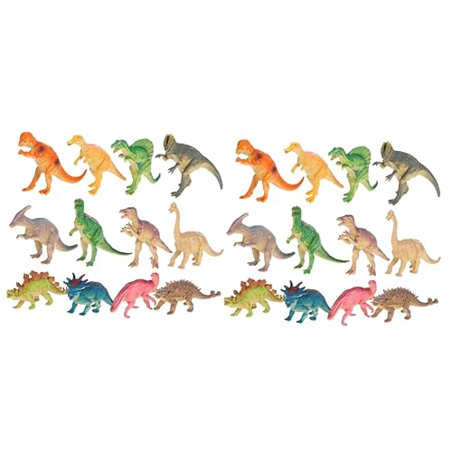 BESTonZON 2 Sätze Dinosaurier-Spielzeug Massenspielzeug Für Kinder Kuchendekorationen Mini-Spielzeug Kinderspielzeug Für Mädchen Ausstellungsmodelle Topfpflanze Tier Kleinkind Plastik von BESTonZON