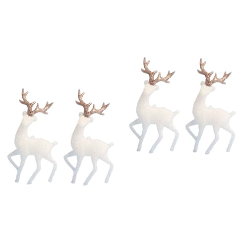BESTonZON 2 Sätze Hirsch Anhänger Klein Weißes Rentier Weihnachtsdekorationen Urlaub Cute Decor Weihnachtsbasteln Weihnachtshirsche Miniaturen Kuchen Handwerk Dekoration Plastik 2 Stück * 2 BESTonZON 2 Sätze Hirsch Anhänger Klein Weißes Rentier Weihnachtsdekorationen Urlaub Cute Decor Weihnachtsbasteln Weihnachtshirsche Miniaturen Kuchen Handwerk Dekoration Plastik 2 Stück * 2 von BESTonZON