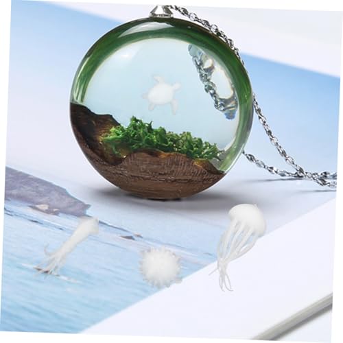 BESTonZON 2 Sätze Miniatur Meeres tierfiguren aus Kompakte Epoxidharz füller DIY Modelle Kindgerechter Kreative Aktivitäten mit Vielfältigen Motiven Kreative Gestaltungsmöglichkeiten von BESTonZON