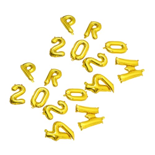 BESTonZON 2 Sets Abschlussfeier Luftballons Girlandendekorationen Banner Partyzubehör Abschlussfolienballons Ballon Zur Dekoration 2024 Folienballons Abschlussdekorationen BESTonZON 2 Sets Abschlussfeier Luftballons Girlandendekorationen Banner Partyzubehör Abschlussfolienballons Ballon Zur Dekoration 2024 Folienballons Abschlussdekorationen von BESTonZON
