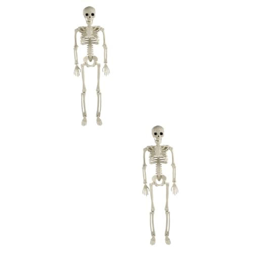 BESTonZON 2 Stck. Simuliertes Skelett Halloween Deko Knochen Modell für Gruselige für Mottopartys Escape Room Spiele und Halloween Feierlichkeiten BESTonZON 2 Stck. Simuliertes Skelett Halloween Deko Knochen Modell für Gruselige für Mottopartys Escape Room Spiele und Halloween Feierlichkeiten von BESTonZON
