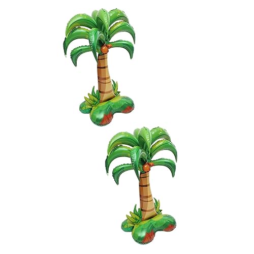 BESTonZON 2 Stück Großer Aufblasbarer Folienballon Palmbaum Hawaii Party Dekoration Cartoon Palmenform Innen Außen Geburtstagsfeier Fotorequisite BESTonZON 2 Stück Großer Aufblasbarer Folienballon Palmbaum Hawaii Party Dekoration Cartoon Palmenform Innen Außen Geburtstagsfeier Fotorequisite von BESTonZON