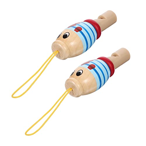BESTonZON 2 Stück Holz Pfeifen für Pädagogisches für Kleinkinder Fördert Kreativität und Musikverständnis für Jungen und Mädchen BESTonZON 2 Stück Holz Pfeifen für Pädagogisches für Kleinkinder Fördert Kreativität und Musikverständnis für Jungen und Mädchen von BESTonZON