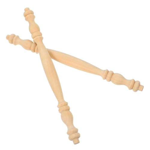 BESTonZON 2 Stück Holzbaluster Dekorative Holzspindeln für Treppenhaus und Möbel Unbehandelte Handwerks Spindeln Massivem für und Robuste Unterstützung BESTonZON 2 Stück Holzbaluster Dekorative Holzspindeln für Treppenhaus und Möbel Unbehandelte Handwerks Spindeln Massivem für und Robuste Unterstützung von BESTonZON