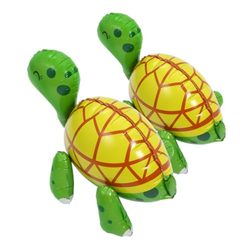 BESTonZON 2stücke Aufblasbare Schildkröten-luftballons Für Kindergeburtstage Dekoration Für Partys Für Und Kreative Feiern Vielseitig Einsetzbar Als Tisch Oder Bodendekoration von BESTonZON