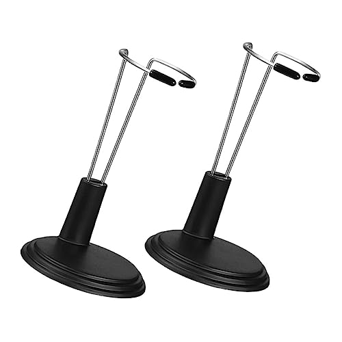 BESTonZON 2 Stück Stabile Puppenständer Action Figure Display Halter Edelstahl Vertikales Aufbewahrungsregal für Figuren und Modelle Geeignet für Zuhause und Ladengestaltung von BESTonZON