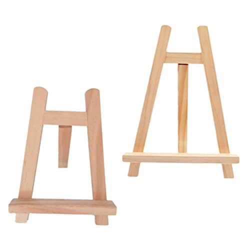 BESTonZON 2 Stück Staffelei Leichte Tragbare Malständer aus Robustem Material Klappbar für Drinnen und Draußen als Kunst und Zeichentafel Geeignet für Jungen und Mädchen Praktische Malhilfe von BESTonZON