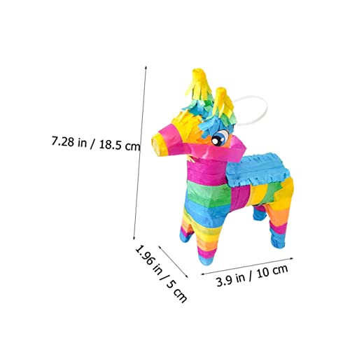 BESTonZON 2 Stück Teiliges Traditionelles Mexikanisches Donkey Pinata Dekoriert Candy und Partyspiel für Cinco De Mayo Fiesta Geburtstagsfeiern und Familienzusammenkünfte von BESTonZON