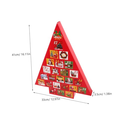 BESTonZON 2 Stücke Adventskalender Boxen Leer zum Befüllen DIY Weihnachts Countdown mit Tagen Kreative Geschenkboxen für Festtagsfeiern und Tischdekoration Interaktives Bastelset für BESTonZON 2 Stücke Adventskalender Boxen Leer zum Befüllen DIY Weihnachts Countdown mit Tagen Kreative Geschenkboxen für Festtagsfeiern und Tischdekoration Interaktives Bastelset für von BESTonZON