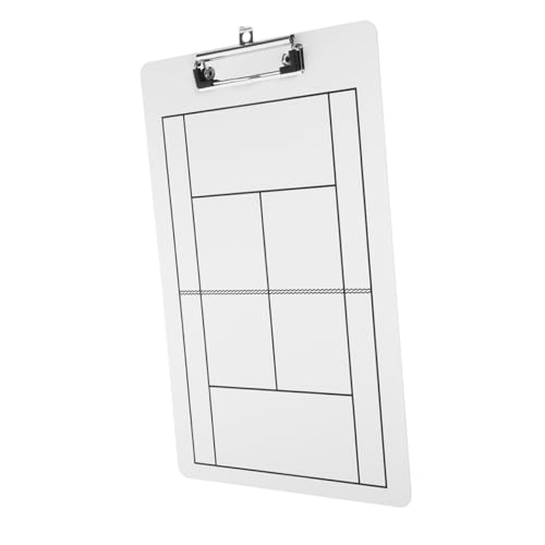 BESTonZON 2 Stücke Hockey Whiteboard Feldhockey Whiteboard Zwischenablage Zeichenbrett Hockey Dry Abwischbare Tafel Ausrüstung Zwischenablage Tennisbedarf Tennis Clip Board Pvc von BESTonZON