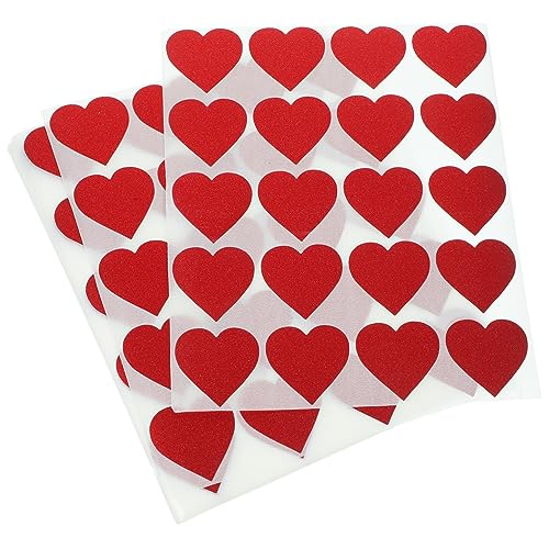 BESTonZON 20 Blätter Valentinstag-Liebesaufkleber scrapbbok Scrapbooking Sticker Einzigartige Geschenkverpackung stickerbögen abdichtende Aufkleber glitzernde Herzaufkleber Papier rot BESTonZON 20 Blätter Valentinstag-Liebesaufkleber scrapbbok Scrapbooking Sticker Einzigartige Geschenkverpackung stickerbögen abdichtende Aufkleber glitzernde Herzaufkleber Papier rot von BESTonZON