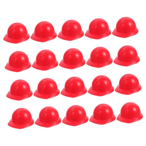BESTonZON 20 Stck Miniaturpuppenhelme Robuste Puppenhüte für Kreative Dekoration und Puppenoutfits für Bastelprojekte und Festlichkeiten von BESTonZON