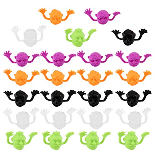BESTonZON 20 Stück Geisterkopf- aus Kunststoff halloween halloween toys lustiges Halloween- Halloween-Fingerstütze Zombie-Finger-Requisiten kniffliges BESTonZON 20 Stück Geisterkopf- aus Kunststoff halloween halloween toys lustiges Halloween- Halloween-Fingerstütze Zombie-Finger-Requisiten kniffliges von BESTonZON