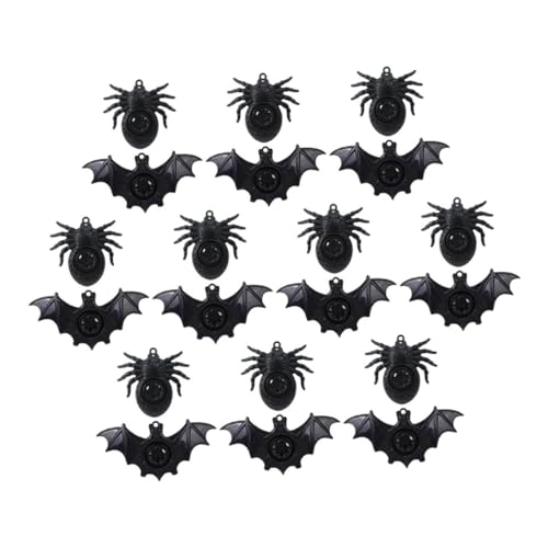 BESTonZON 20 Stück Halloween Spider Whistle für Partys Lustiger Geräuschemacher für Dekoration und für Halloween Feiern von BESTonZON
