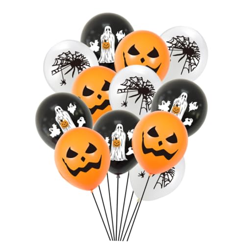 BESTonZON 20 Stück Halloween-ballon Party Ö Bedruckter Luftballon 12-zoll-ballon Ballonanzug Emulsion BESTonZON 20 Stück Halloween-ballon Party Ö Bedruckter Luftballon 12-zoll-ballon Ballonanzug Emulsion von BESTonZON