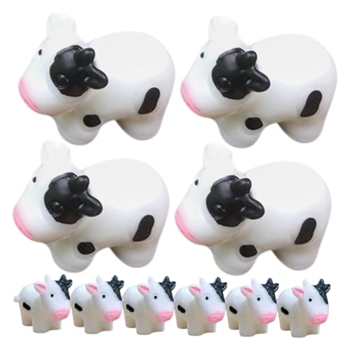 BESTonZON 20 Stück Kuh-Verzierung Miniaturkühe Mini-Tierfiguren Kuchendekorationen vom Bauernhof Spielzeugkühe Kuchendeckel vom Bauernhof Kuh-Kuchen-Topper Harz Weiß BESTonZON 20 Stück Kuh-Verzierung Miniaturkühe Mini-Tierfiguren Kuchendekorationen vom Bauernhof Spielzeugkühe Kuchendeckel vom Bauernhof Kuh-Kuchen-Topper Harz Weiß von BESTonZON
